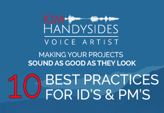 Kim-Handysides-Award-Winning-Female-Voice-Over-Artist-10 best practices for id's & pm's